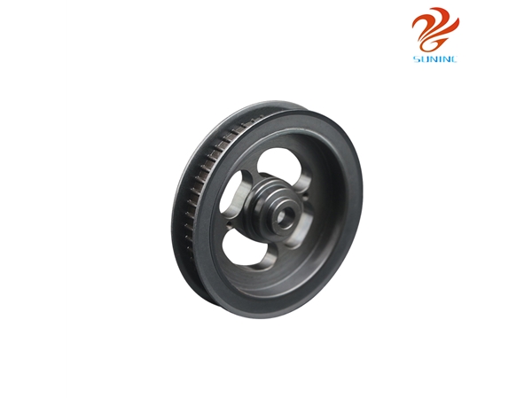 AT5通孔同步帶輪45號鋼發黑